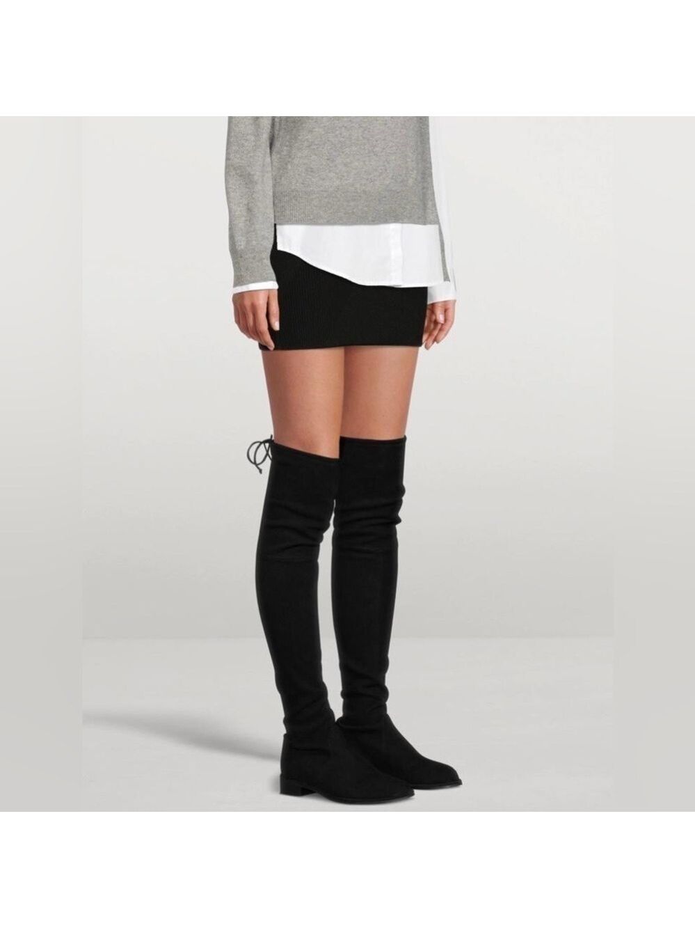 NIB Stuart Weitzman Lowland Stretch Over The Knee Boots